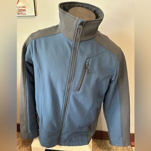 Glacier Shield Men’s Large Blue/Gray Softshell Jacket